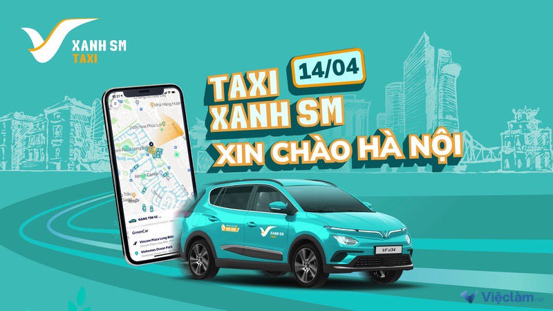 Giới thiệu ứng dụng taxi Xanh SM