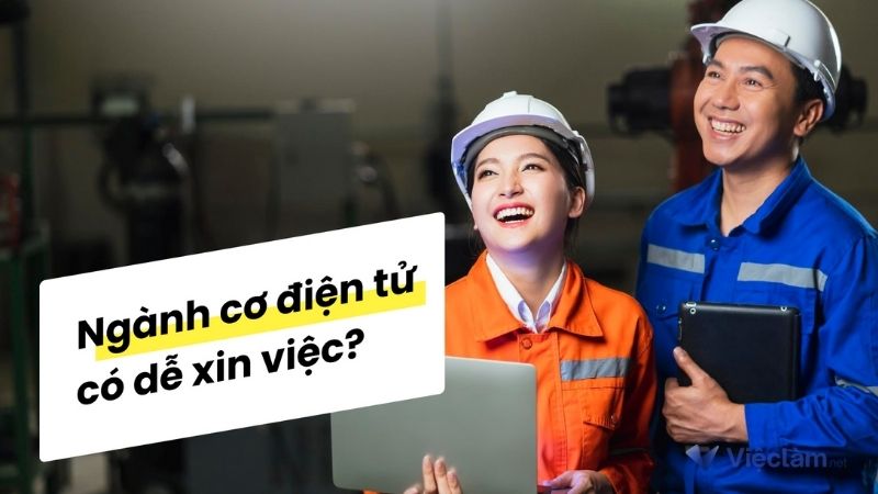 Cơ hội việc làm ngành cơ điện tử