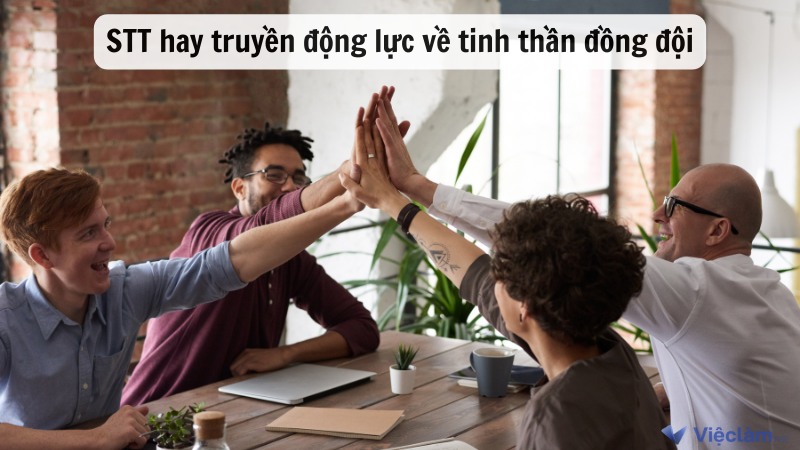 STT hay truyền động lực về tinh thần đồng đội