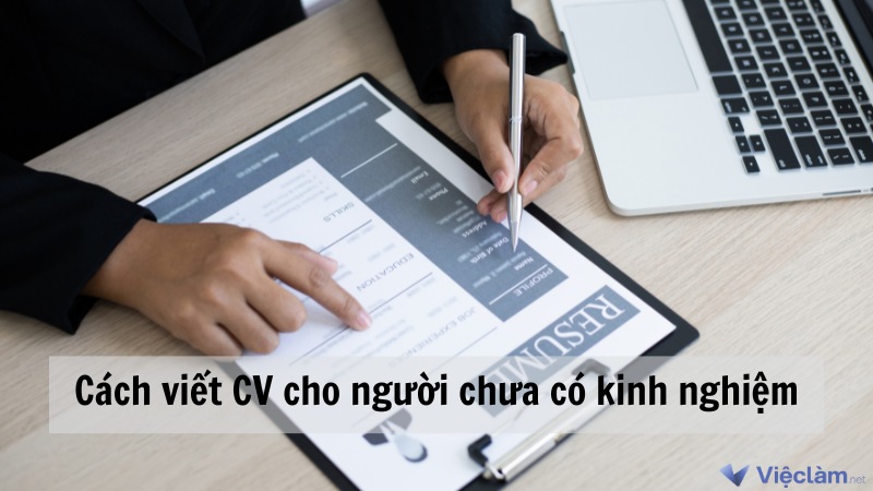 cách viết CV cho người chưa có kinh nghiệm