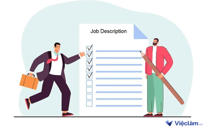 Tham khảo yêu cầu tuyển dụng trong bản mô tả công việc
