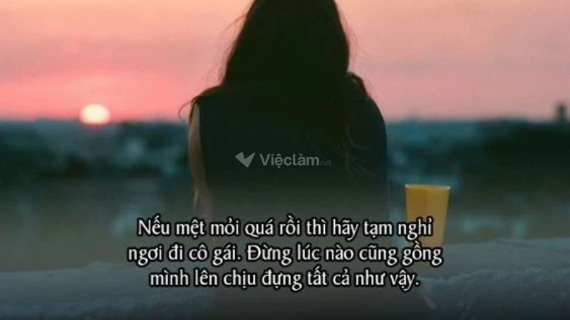 I. Stt buồn vì mất công việc