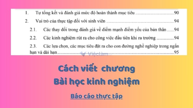 Các mẫu báo cáo thực tập