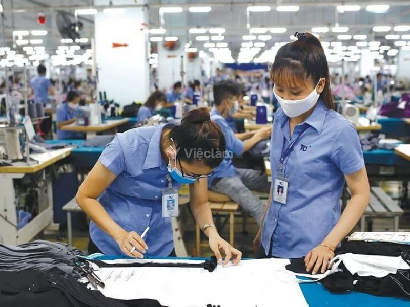 Việc làm may mặc 