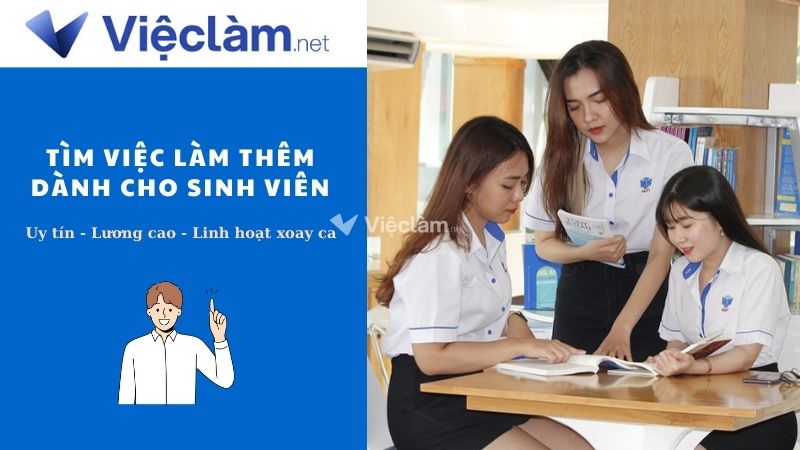 Tìm việc làm thêm sinh viên uy tín tại Vieclam.net 