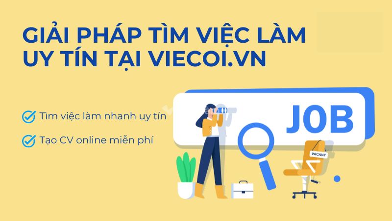 Viecoi.vn là một trong các trang web đăng tin tuyển dụng miễn phí