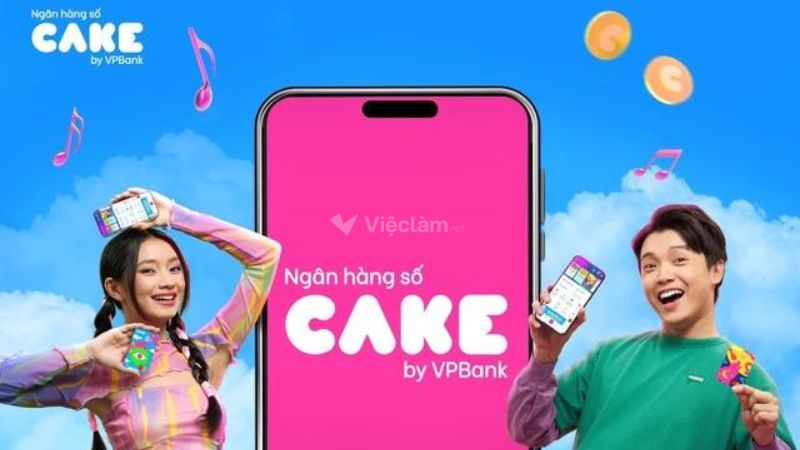 Ứng dụng ngân hàng số Cake - Nguồn: Internet