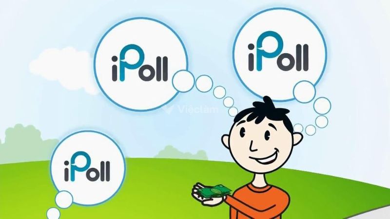 App kiếm tiền online iPoll - Nguồn: Internet