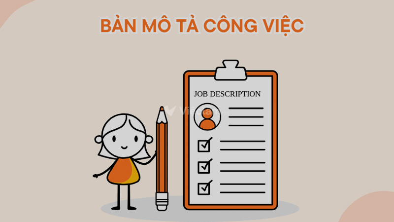 Xây dựng bảng mô tả công việc chi tiết