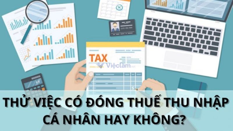 Quy định về thuế thu nhập cá nhân khi thử việc