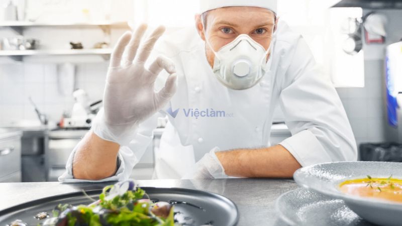 Demi Chef có trách nhiệm đảm bảo vệ sinh an toàn thực phẩm