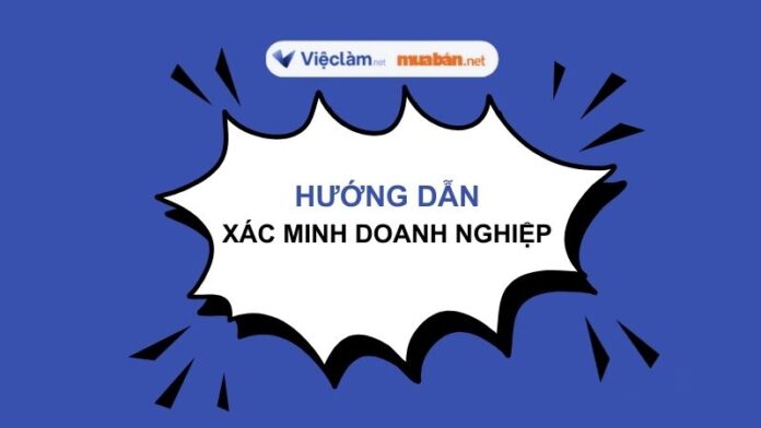 Hướng dẫn xác minh doanh nghiệp