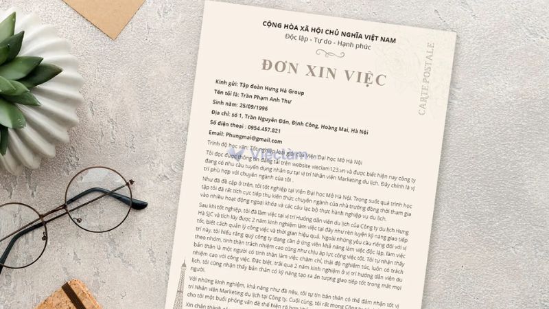 Mẫu đơn xin việc viết tay có thật sự cần thiết không?