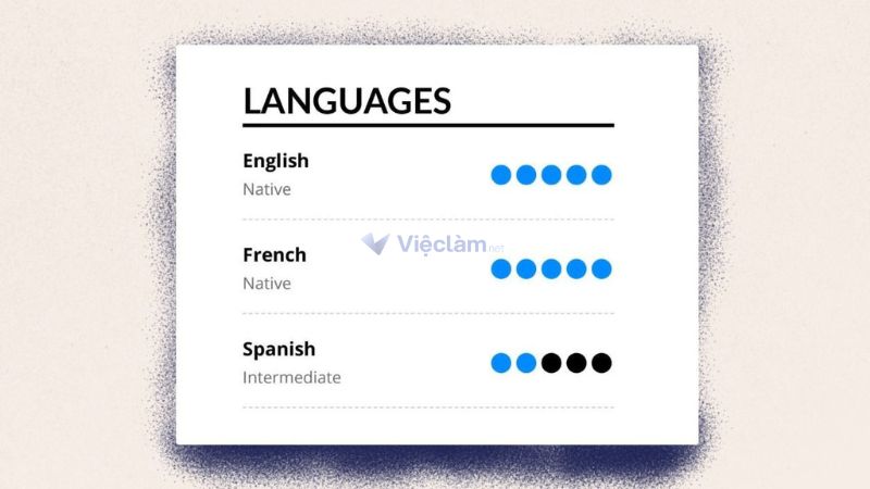 Trình độ ngoại ngữ trong sơ yếu lý lịch là gì?