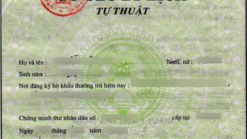 Giới thiệu về nghề nghiệp bố mẹ trong sơ yếu lý lịch