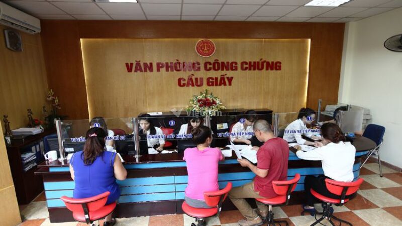 Văn phòng công chứng hồ sơ xin việc