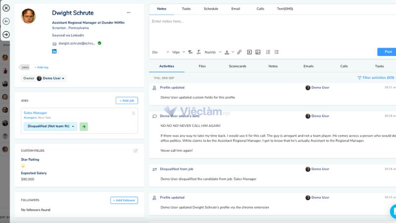 Top 15 phần mềm quản lý tuyển dụng được tin dùng nhất hiện nay RecruiterFlow tự động hóa nhiều bước trong quy trình tuyển dụng
