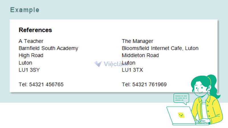 Reference trong CV là gì? Mẹo và lưu ý khi viết Reference trong CV Cách trình bày thông tin Reference đúng chuẩn