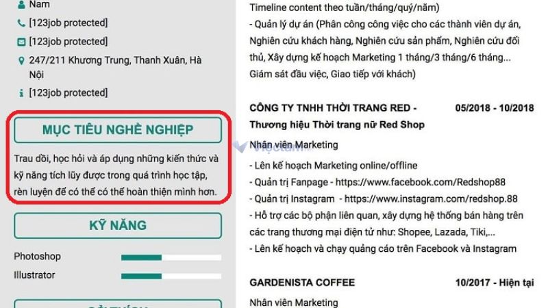 CV là gì? Những sai lầm cần tránh khi viết CV Mục tiêu nghề nghiệp giúp nhà tuyển dụng hiểu rõ định hướng và mong muốn phát triển của bạn.