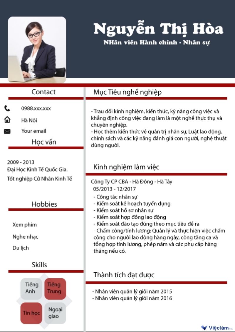 CV là gì? Những sai lầm cần tránh khi viết CV Một số mẫu CV xin việc chuyên nghiệp