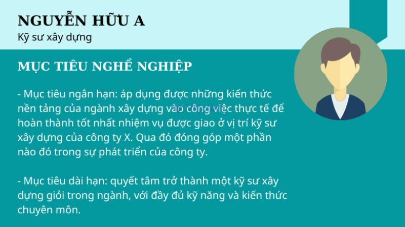 Mẹo trình bày mục tiêu ngắn hạn và dài hạn trong CV thu hút nhà tuyển dụng Cách viết mục tiêu ngắn hạn và dài hạn trong CV