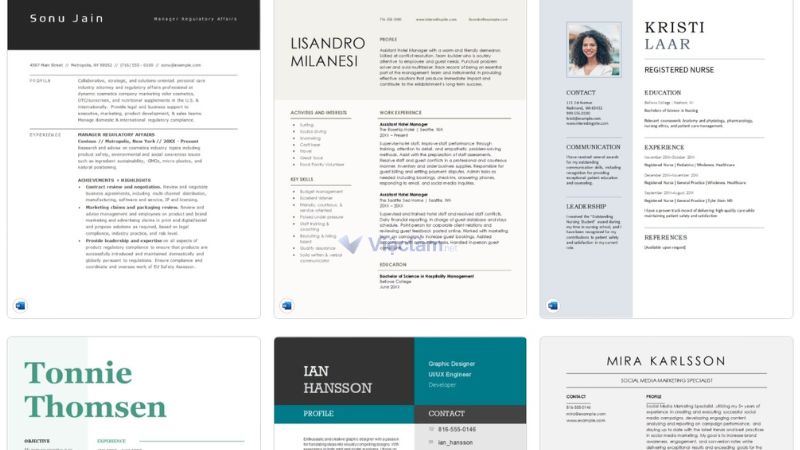 Cách làm CV xin việc ấn tượng cho người mới bắt đầu Soạn CV xin việc bằng Microsoft Word