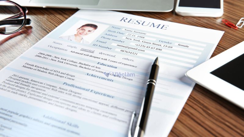 Cách làm CV xin việc ấn tượng cho người mới bắt đầu Vai trò của CV xin việc đối với ứng viên