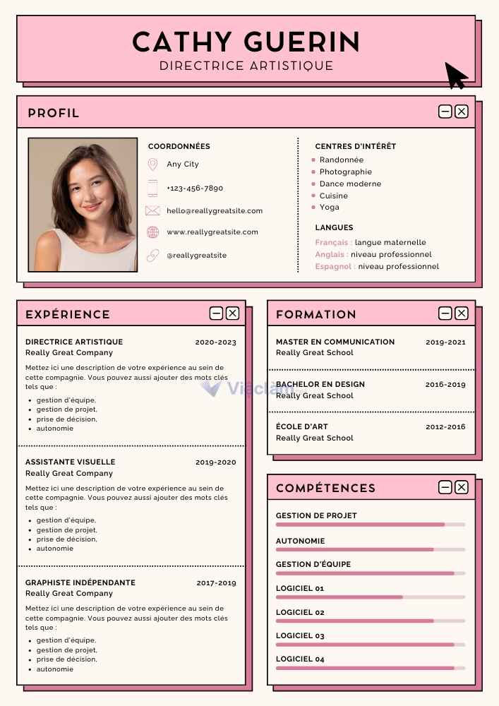 Những mẫu CV đẹp thu hút nhà tuyển dụng - 1