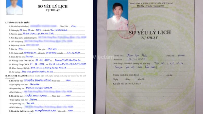 Sơ yếu lý lịch gồm những gì? Cách trình bày sơ yếu lý lịch chuẩn nhất 2025 Sơ yếu lý lịch gồm những gì? Cách trình bày sơ yếu lý lịch chuẩn nhất 2025