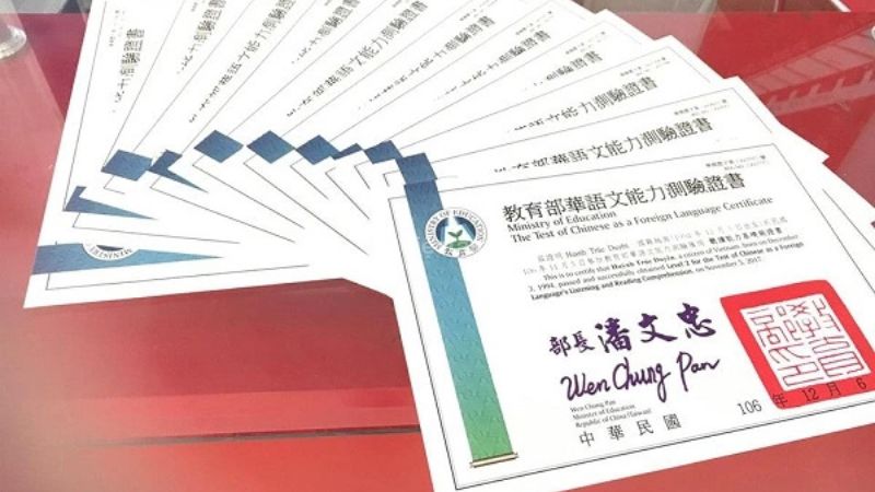 Các loại chứng chỉ tiếng Trung thông dụng hiện nay bạn nên biết Du học Đài Loan xét TOCFL như một điều kiện bắt buộc