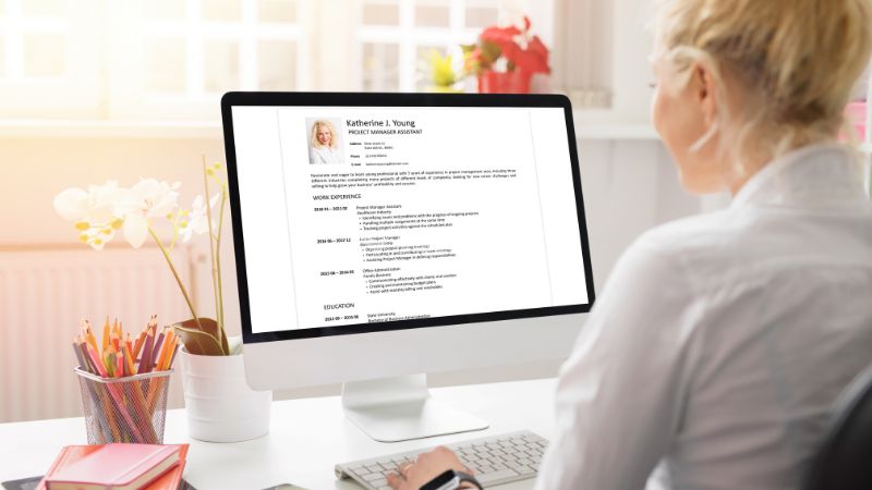 Trình bày các mục trong CV thực tập rõ ràng, súc tích