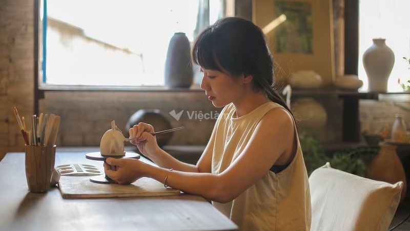 Top 12 địa chỉ workshop làm gốm TPHCM thú vị, đáng trải nghiệm Không gian làm gốm tại workshop Gốm Sài Gòn rất thoải mái, thoáng đãng
