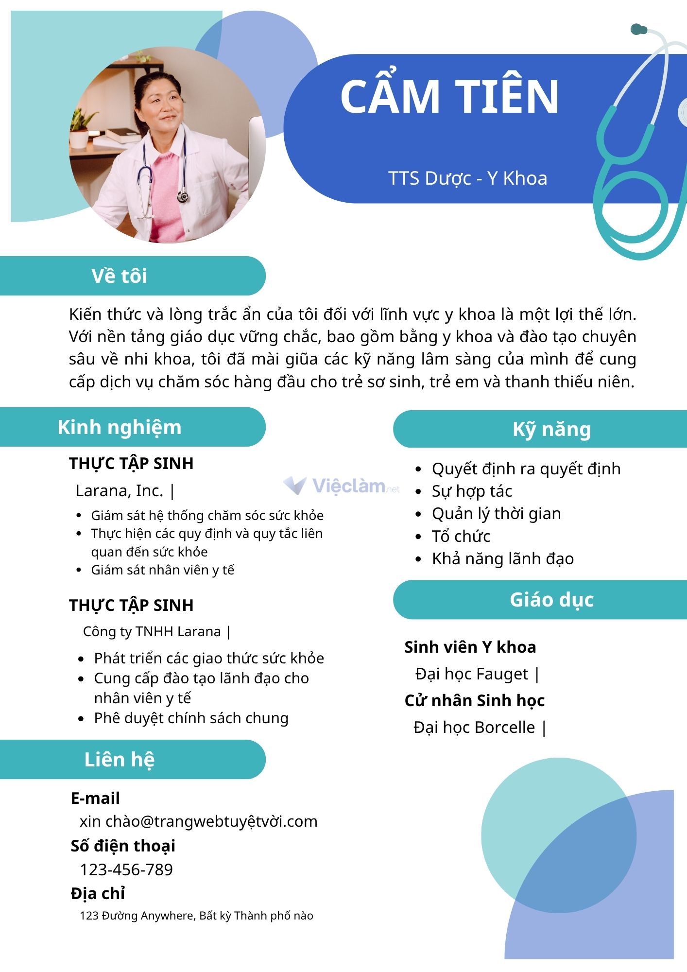 Cách viết CV cho sinh viên năm nhất hiệu quả Mẫu CV sinh viên năm nhất ngành Dược phẩm