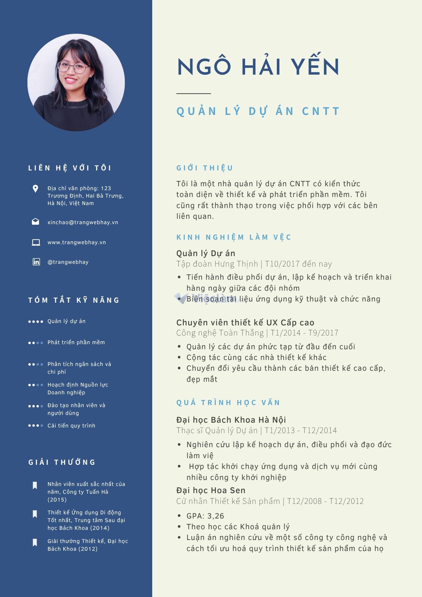 Cách viết CV cho sinh viên năm nhất hiệu quả Mẫu CV sinh viên năm nhất ngành IT/Lập trình viên