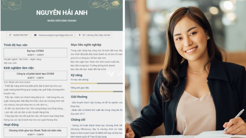 Hướng dẫn cách viết mục tiêu nghề nghiệp nhân viên kinh doanh trong CV Cách viết mục tiêu nghề nghiệp nhân viên kinh doanh