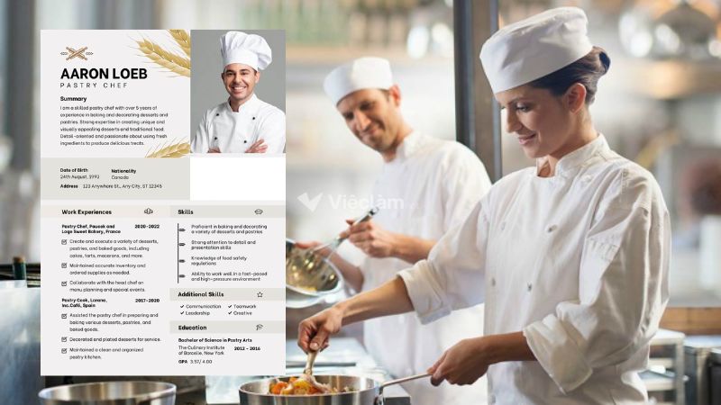 Hướng dẫn cách viết mục tiêu nghề nghiệp bếp trong CV Mục tiêu nghề nghiệp là một phần không thể thiếu trong các CV