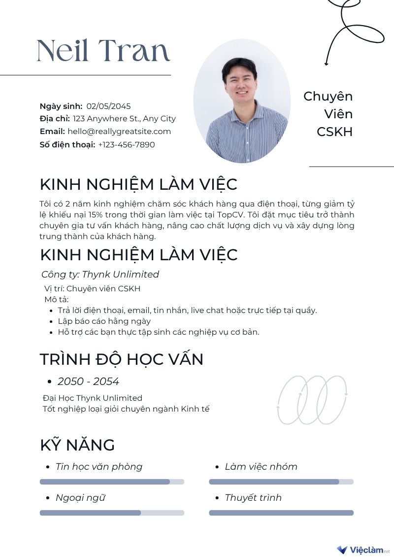 Hướng dẫn cách viết mục tiêu nghề nghiệp chăm sóc khách hàng trong CV Mục tiêu nghề nghiệp khách hàng qua điện thoại