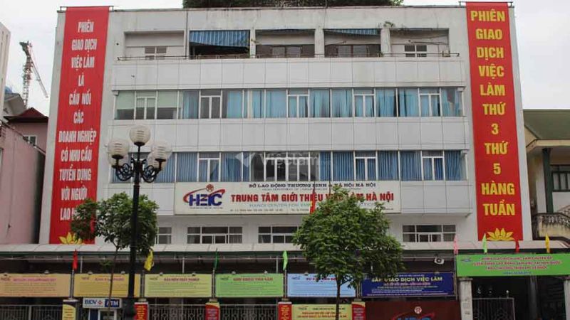 Danh sách các trung tâm giới thiệu việc làm Hà Nội và thông tin liên hệ Trụ sở chính của Trung tâm Dịch vụ việc làm Hà Nội.