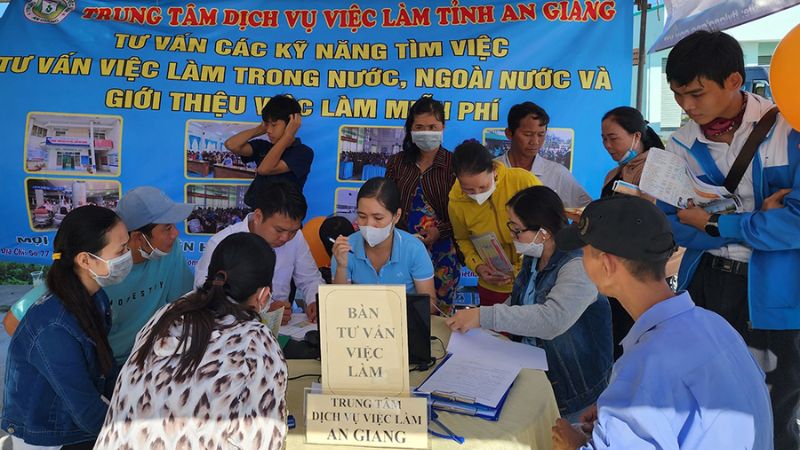 Trung tâm Dịch vụ Việc làm An Giang tổ chức Ngày hội tư vấn việc làm