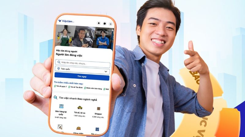 Người lao động tại Đồng Tháp có thể tìm kiếm việc làm nhanh chóng qua Vieclam.net