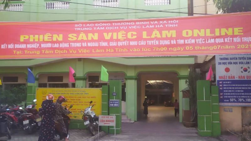 Trụ sở trung tâm dịch vụ việc làm Hà Tĩnh