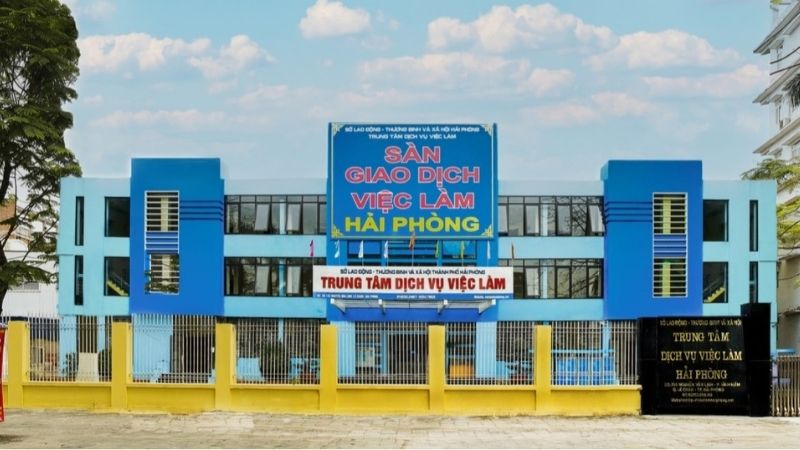 Trụ sở chính Trung tâm giới thiệu vịệc làm Hải Phòng (Nguồn: Internet)