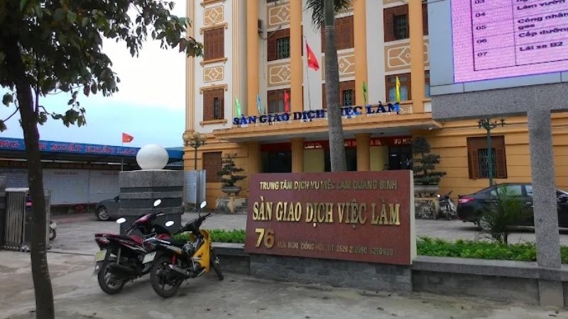 Trụ sở chính Trung tâm dịch vụ việc làm Quảng Bình