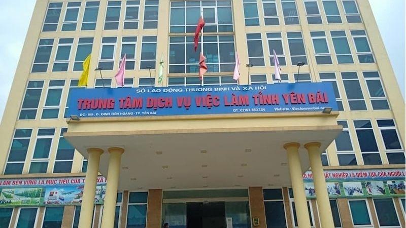 Trung tâm Giới thiệu Việc làm Yên Bái. (Ảnh: Công ty Luật Toàn Quốc)