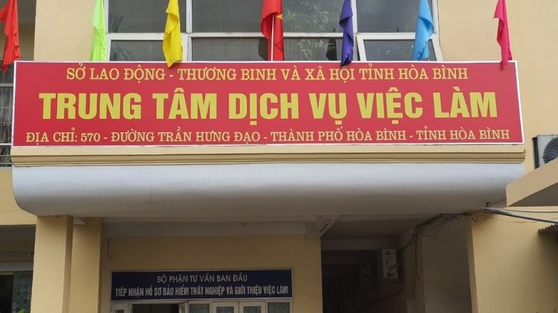 Giới thiệu Trung tâm Giới thiệu việc làm Hòa Bình. (Ảnh: Công ty Luật Toàn Quốc)
