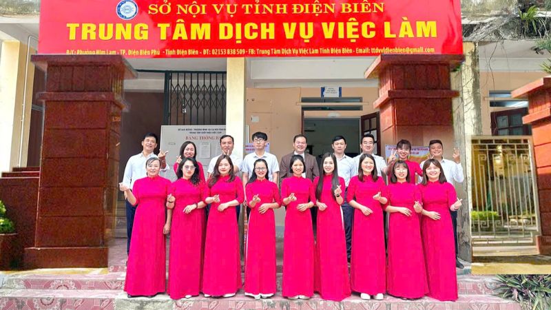 Trung tâm giới thiệu việc làm Điện Biên (Nguồn: Fanpage Trung tâm DVVL tỉnh Điện Biên)