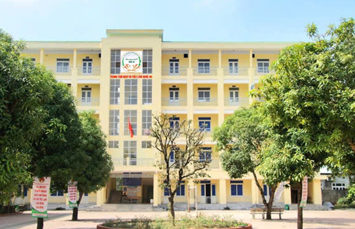 Trụ sở chính trung tâm giới thiệu việc làm Nghệ An (Nguồn: Báo Quản lý Nhà Nước)