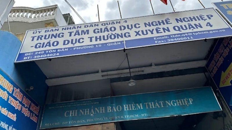 Chi nhánh tiếp nhận hồ sơ bảo hiểm thất nghiệp Quận 4 