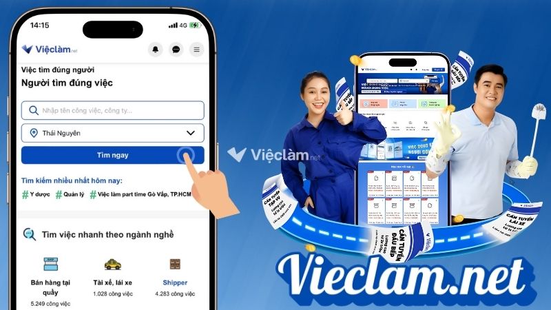 Tìm việc làm Thái Nguyên đơn giản, uy tín và miễn phí trên Vieclam.net