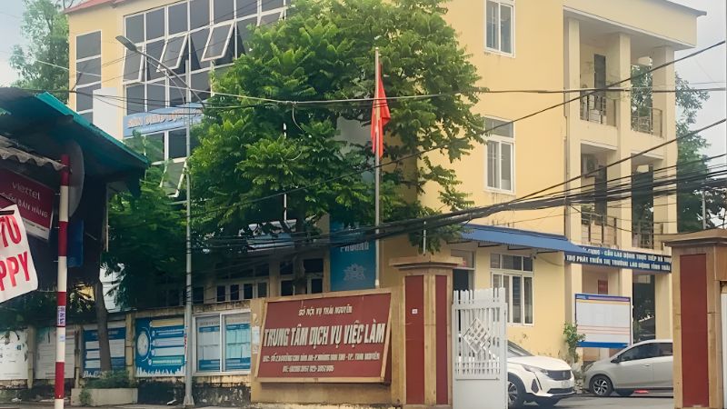 Trụ sở chính Trung tâm Dịch vụ việc làm Thái Nguyên